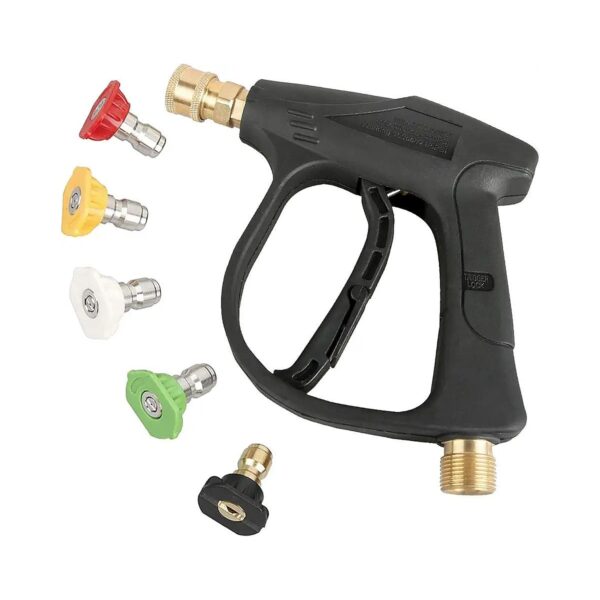 3000 PSI Max High Pressure Washer Gun with Brass and Stainless Steel Materials