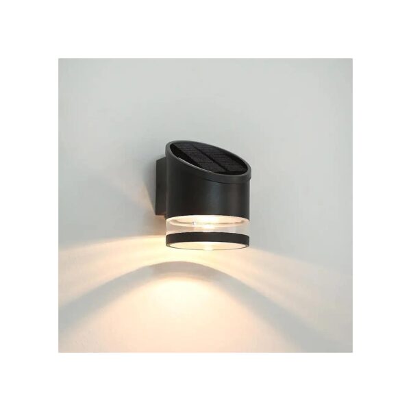 3000K Warm White LED Outdoor Wall Light with Aluminum Housing and Waterproof Rating IP54