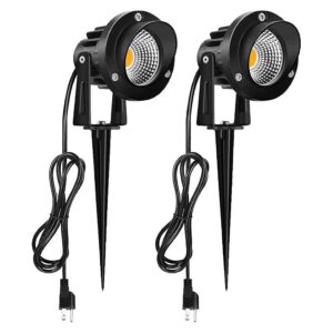 3000K Warm White LED Spotlights for Garden Yard Outdoor Lighting