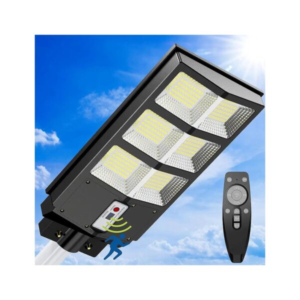 300W Solar Powered Flood Light for Outdoor Yard and Parking Lot Security