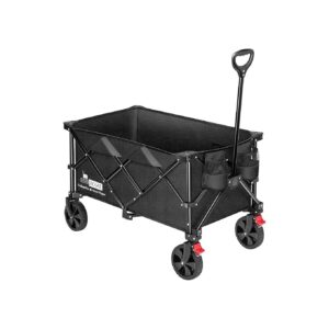 300lbs Capacity Foldable Wagon for Camping Picnic and Outdoor Events with Easy Storage