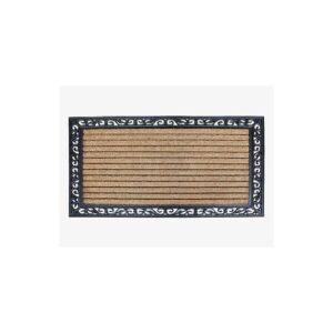 30x48 Inch Rubber and Coir Moulded Door Mat for Home Decor