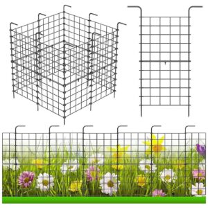 32 Pack Premium Coil Garden Fence Panels 24in x 22ft for Outdoor Use