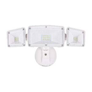 3500LM Bright Security Light with 3 Adjustable Heads for Outdoor Spaces