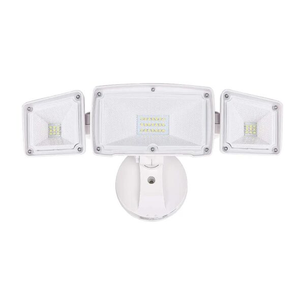 3500LM Bright Security Light with 3 Adjustable Heads for Outdoor Spaces