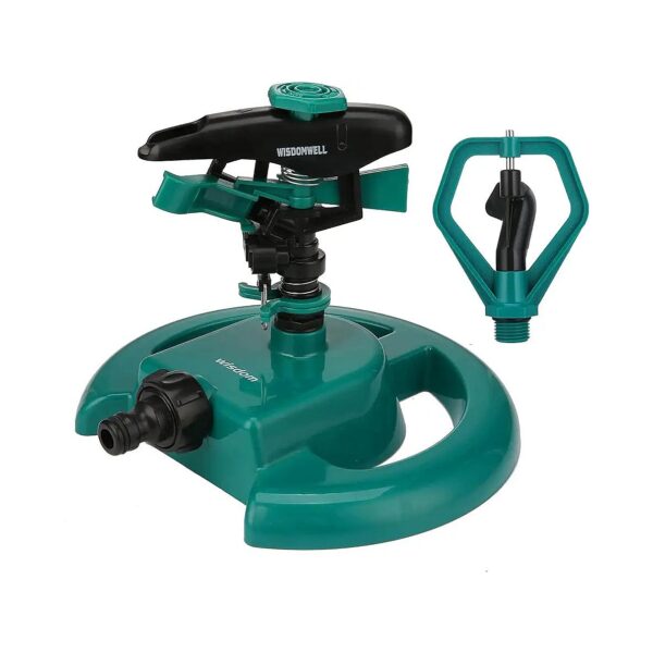 360 Degree Pulsating Lawn Sprinkler Head with Long Range Watering Capability