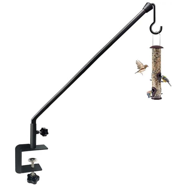 38 Inch Long Deck Rail Hook for Hanging Bird Feeder and Flower