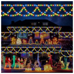 380 LED Christmas Decorations Lights with 8 Different Modes for Home or Garden