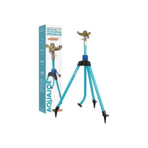 39-Inch Max Extendable Tripod Stand with Brass Impulse Sprinkler