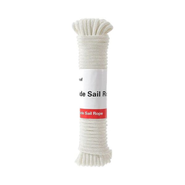 4 Inch 50 Feet Braided Rope for Sun Shade Sail Installation