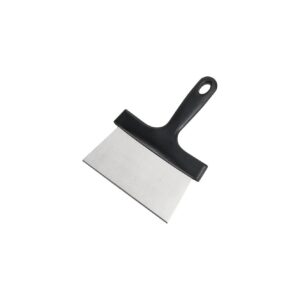 4 Inch Stainless Steel Griddle Scraper for BBQ and Teppanyaki Grills