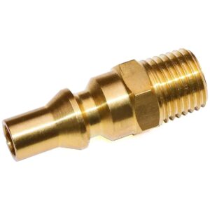 4 NPT Propane Connector Adapter Full Flow Quick Connect Male Plug