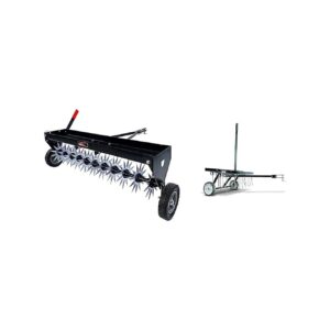 40 Inch Tow Behind Aerator with 3D Tines for Efficient Lawn Care and Maintenance