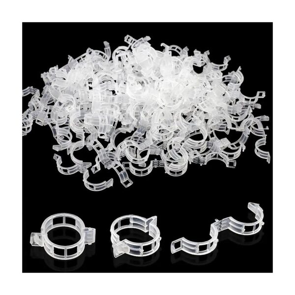 400 Pcs Plastic Trellis Plant Support Clips for Garden