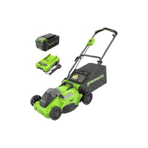 40V Cordless Push Lawn Mower with Brushless Motor and Durable Construction