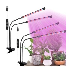 40w LED Grow Lights for Indoor Plants with Auto On Off Timer and 3 Light Modes