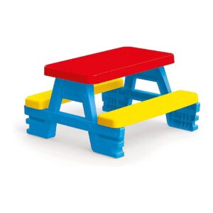 44 Pound Weight Capacity Plastic Picnic Table for Toddlers and Kids