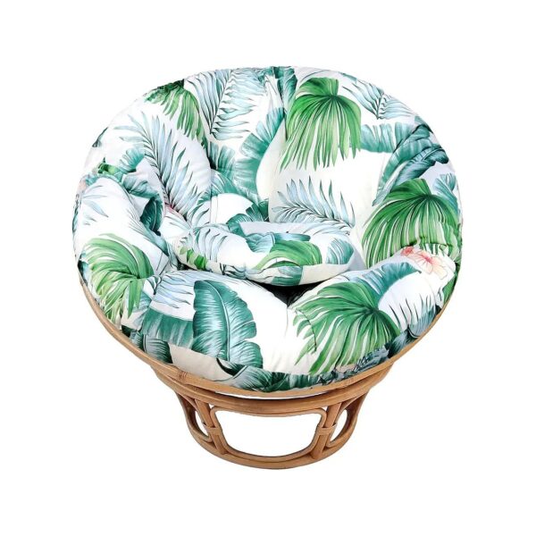 44x44 Hawaiian Papasan Cushion Only for Hanging Egg Chair Wicker Chair Compressed