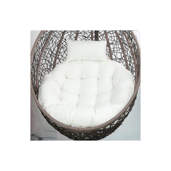 45 '' x 45 '' Egg Chair Cushion Replacement with Washable and Removable Cover