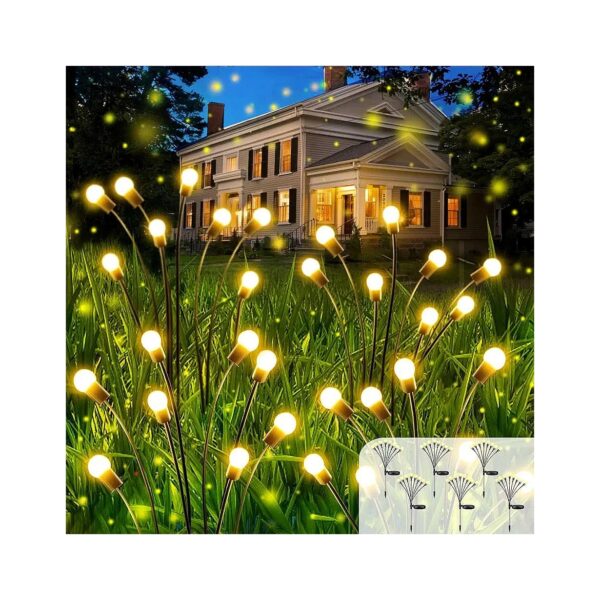 48LED Solar Powered Fairy Lights for Patio and Yard Decoration