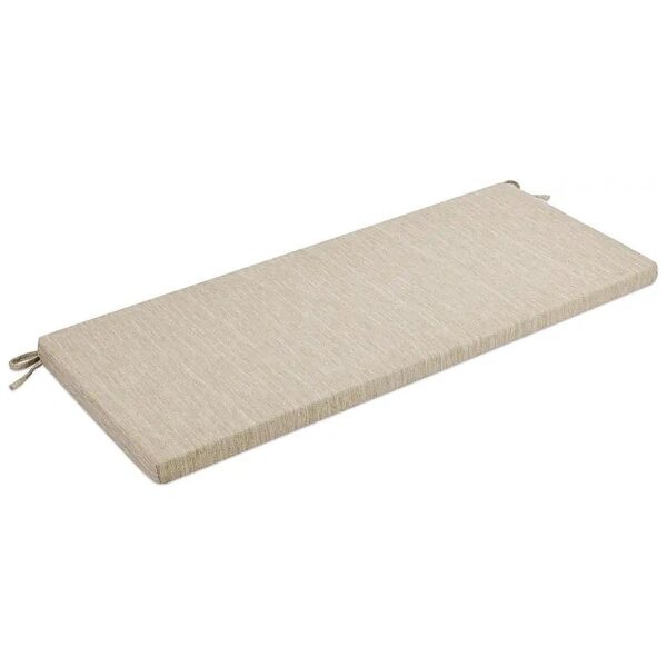 48x16x5 Inch Classic Beige Bench Cushion with Foam Pad and Machine Washable Cover