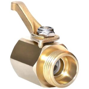 4-Inch Heavy-Duty Garden Hose Shut Off Valve for High-Flow Irrigation