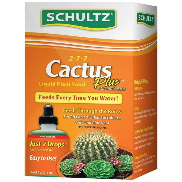 4-Ounce Liquid Plant Food for Medium-Sized Cactus Care