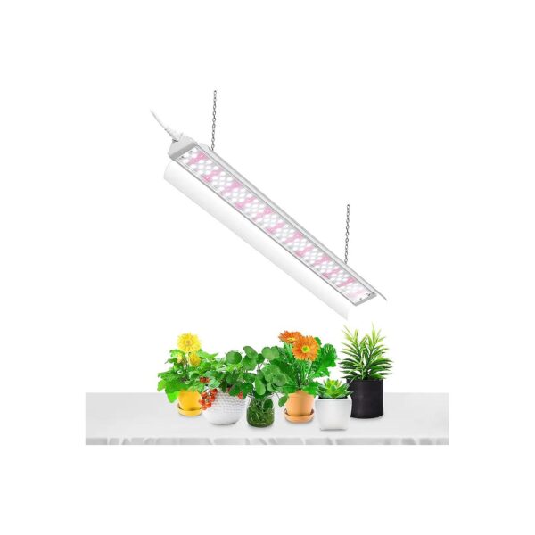 4ft LED Grow Light Strip with Reflector for Indoor Plant Growing