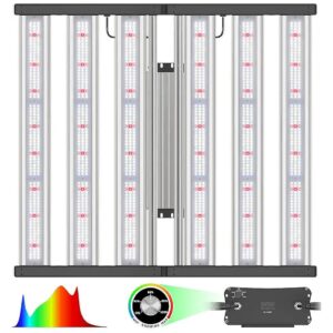 4x4 ft Flower Coverage LED Grow Light with Samsung LM301B Diodes for Optimal Bloom