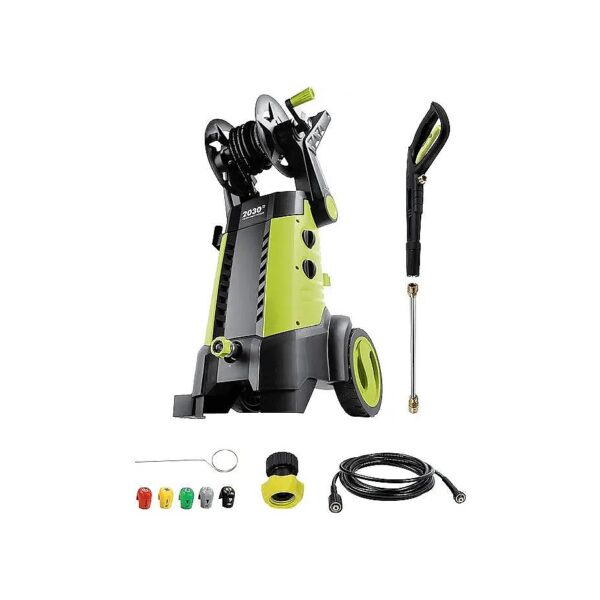 5 Amp Electric Pressure Washer with Hose Reel for Efficient Cleaning