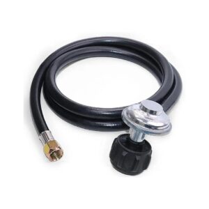 5 Feet Long Propane Regulator and Hose for Gas Grills and Fire Pits