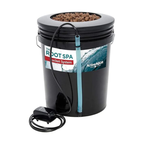 5 Gallon Black Deep Water Culture System for Efficient Root Development and Media Holding