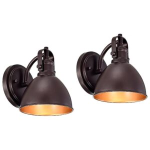 5 Inch Gooseneck Wall Light Fixtures Oil Rubbed Bronze for Bedroom Home