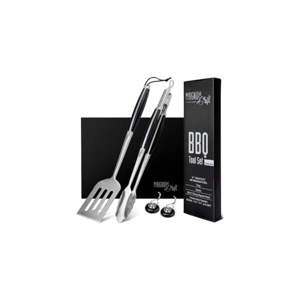 5 Piece Grill Tool Set Heavy Duty Metal BBQ Accessories for Weber Char Broil