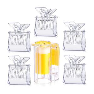 5 Pieces Plastic Bee Queen Clip with Transparent Design for Efficient Queen