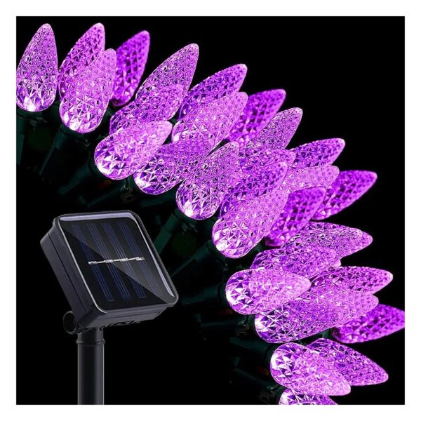 50 LED Lights, 8 Modes, Waterproof, for Patio, Railing, Backyard, Fence, Window, Gazebo