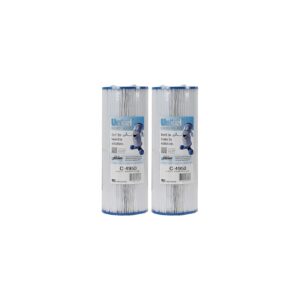 50 Square Foot Pool Hot Tub Spa Filter Cartridge Replacement with 212 Pleats 2 Pack