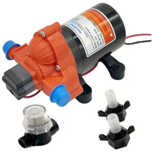 50PSI 12 Volt DC Water Pump for RV Camper Marine Sprayer with Automatic Priming