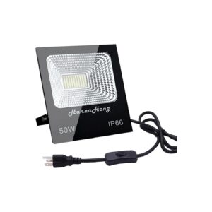 50W LED Flood Light with FCC Certified Body and UL Plug for Safe and Durable Performance