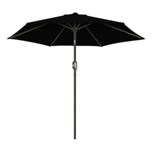 5Ft Heavy Duty Patio Umbrella with Crank Tilt and Ventilation