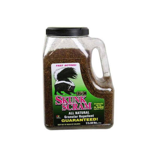 5-Liter Organic Skunk Repellent Granules for Perimeter Defense