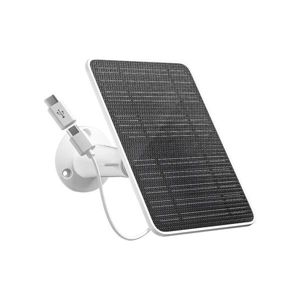 5V 4W Solar Panel Charger for Wireless Security Cameras with Micro USB Port