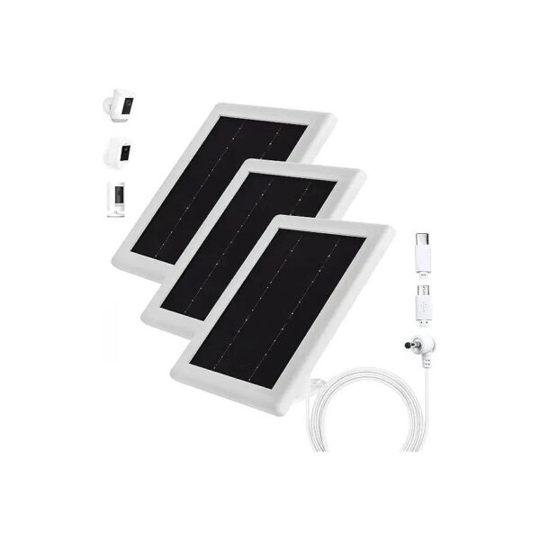 5V Solar Powered Charger for Ring Wireless Security Cameras