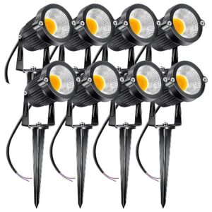 5W Low Voltage LED COB Landscape Pathway Lights for Outdoor Garden Lighting