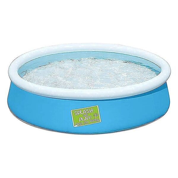 5ft Space Saving Circular Inflatable Pool for Kids Summer Fun