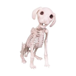 5x9 inches Mini Halloween Decoration Dog Skeleton for Party Favors Decor