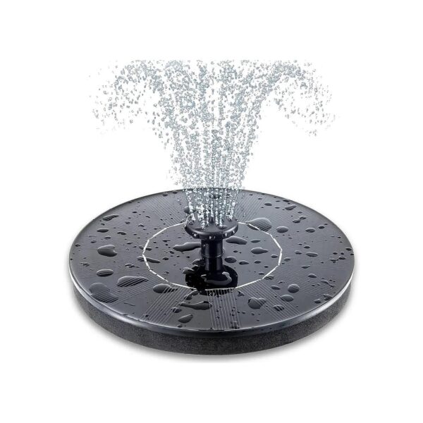 6 Nozzle Solar Powered Fountain Pump for Bird Bath and Outdoor Decoration