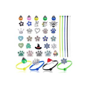 60 Colorful Chicken Leg Bands for Automatic Egg Collection and Identification