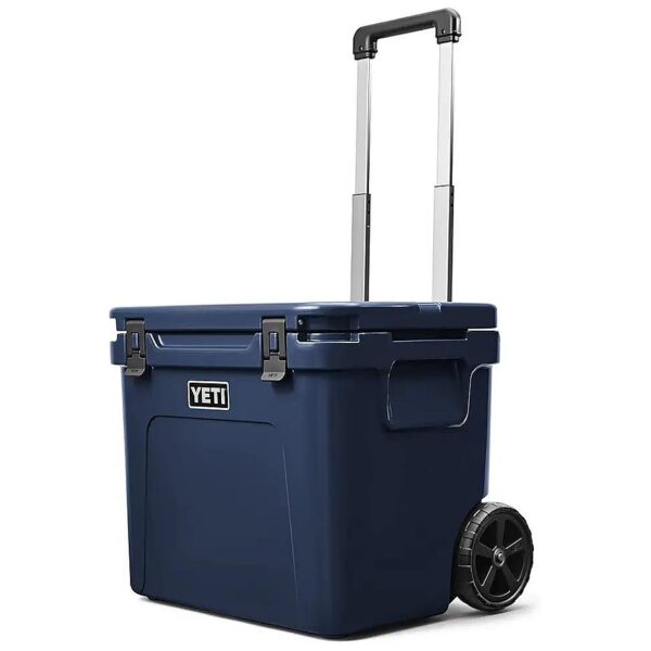 60 Quart Wheeled Portable Cooler with Retractable Handle and Non-Slip Feat