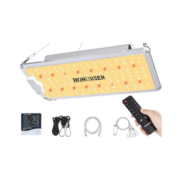 600W LED Plant Grow Light with 152Pcs SMD LEDs for Indoor Growing and Hydroponics